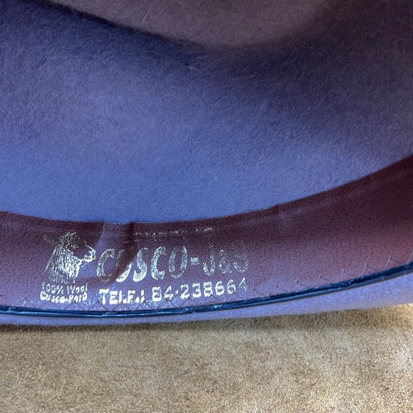 Vintage Gray Hat By CUSCO J&S - Picture 7 of 8